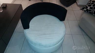 Poltrona design rotonda 