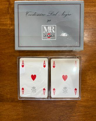 Carte da Gioco DAL NEGRO per MARTINI & ROSSI