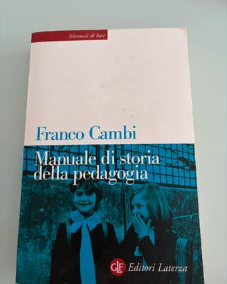 manuale di storia della pedagogia
