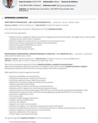 Responsabile di Produzione