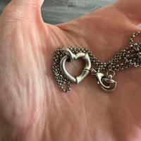 Collana Gucci cuore  argento