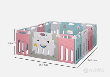 Recinto per bambini in plastica resistente