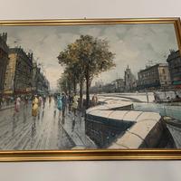 Quadro dipinto ad Olio di Parigi