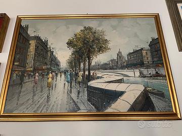 Quadro dipinto ad Olio di Parigi