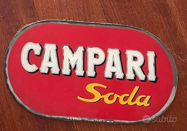 Insegna vetrofania Campari