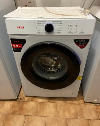 Lavatrice akai 6kg slim pari al nuovo