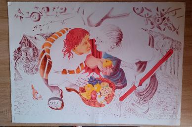 Litografia/Serigrafia Bifacciale anni '70