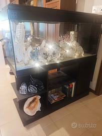 mega acquario ATOLLO 1200 con accessori dell'acqua