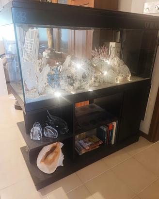 mega acquario ATOLLO 1200 con accessori dell'acqua