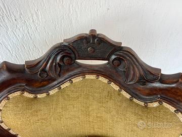 Poltrona antica stile Luigi Filippo