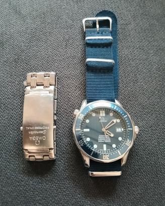 orologio omega seamster quadrante blu automatico 
