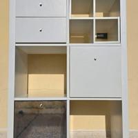 2 Scaffali libreria Kallax con contenitori