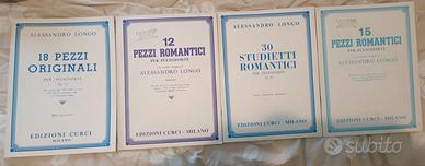 spartitiAlessandro Longo per piano (studi, sonate
