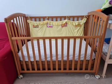 Lettino BIMBITALY color noce