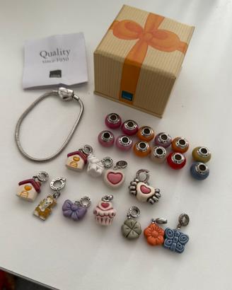 Bracciale Thun completo con 23 charm