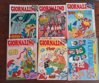 5 riviste Il Giornalino più Albo figurine 86