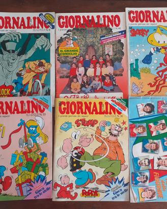 5 riviste Il Giornalino più Albo figurine 86