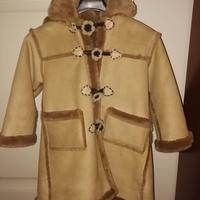 Capotto vero montone bambina 4/6 anni