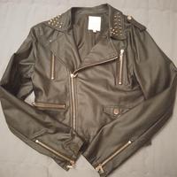 Giubbino sfoderato pelle Silvian Heach