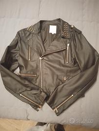 Giubbino sfoderato pelle Silvian Heach