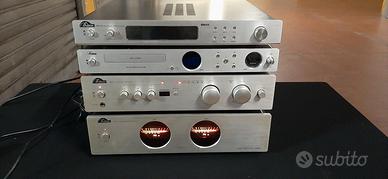 AERON PA01 PRE-AMPLIFIER + AA01 POWER AMPLIFIER 
