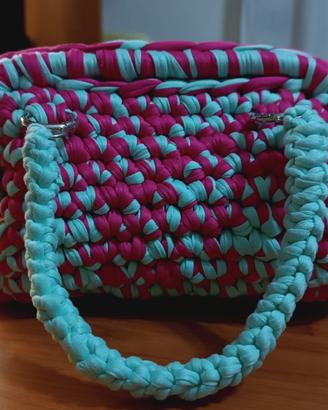 Borsa artigianale all'uncinetto Clutch bag