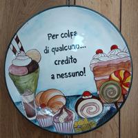 Piatto in ceramica 25cm