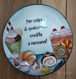 Piatto in ceramica 25cm