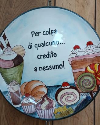 Piatto in ceramica 25cm