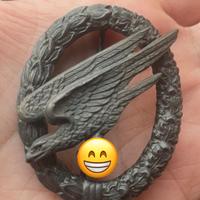 Distintivo JUNCKER Paracadutisti Tedeschi WW2