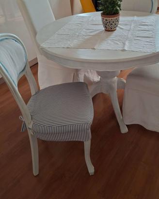 tavolo stile shabby chic
