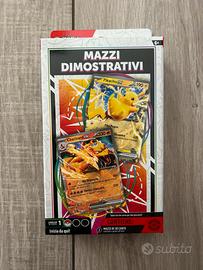 Mazzo dimostrativo Pokémon Charizard ex Pikachu ex