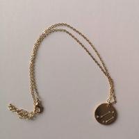 Collana dorata segno zodiacale Bilancia