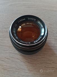 Obiettivo da ritratto Olympus Zuiko 50mm f1.4 OM