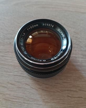 Obiettivo da ritratto Olympus Zuiko 50mm f1.4 OM