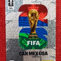 World Cup 2026 card Trofeo argento 624 Adrenalyn