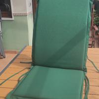 Cuscini Alti per sedie da Giardino.