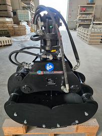 Benna idraulica bivalve per gru