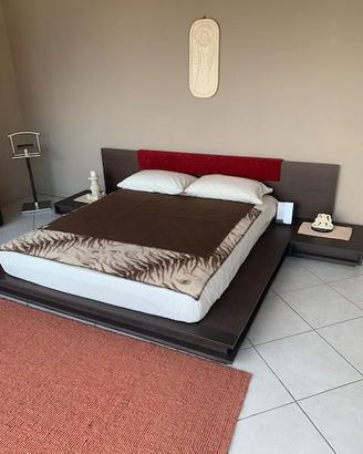 LETTO "JAPAN" IN LEGNO FINITURA WENGE'
