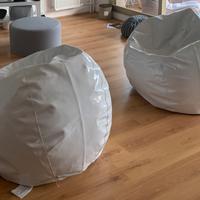 2 pouf bianchi 100 cm marca seletti