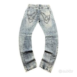 Jeans Flared Cipo & Baxx Crooked seams Uomo W31