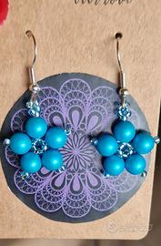 Orecchini fatti a mano con perle Swaroski o Majorc