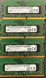 4 RAM Micron 8GB DDR4 2666MHz SO-DIMM 1Rx8