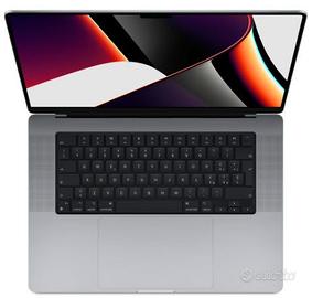 Macbook Pro 16 pollici (M1 Pro) 16 GB RAM 256 SSD