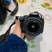 Canon eos 500d doppio obbiettivo + custodia