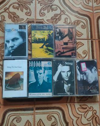 lotto musicassette di Sting 
