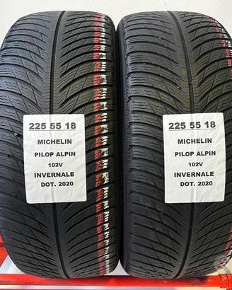 2 gomme 225 55 18 Michelin Invernale