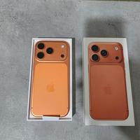 Sc4mbio iphone 17 pro arancione con grigio