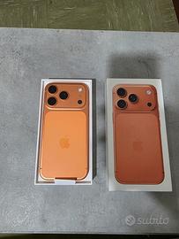 Sc4mbio iphone 17 pro arancione con grigio