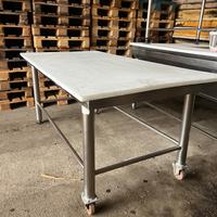 Tavolo acciaio teflon